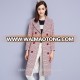 Latest fashion Stye single breasted Women dress Wool Coat for winter