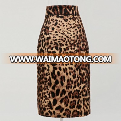 high waist pencil skirts vintage leopard animal pattern prints in stock