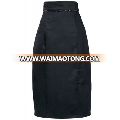 women fashion pencil skirt / latest design slim fit casual knee length pencil skirt