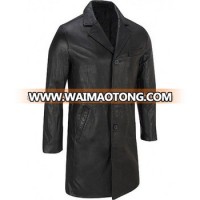 Cowhide Men Leather Coat/ High Quality Men Leather Coat