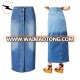 Leiqingzhiyi OEM wholesale long denim skirts for women